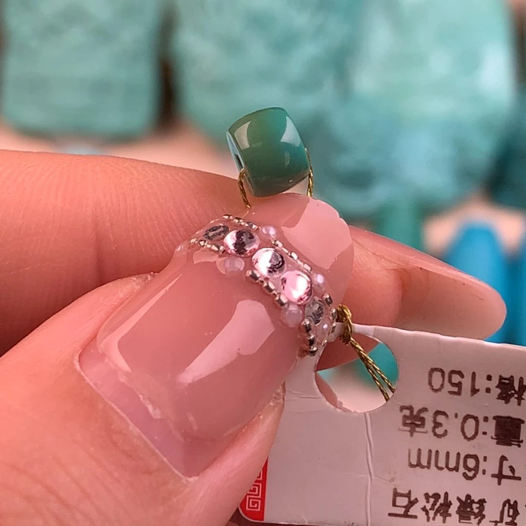 绿松石未镶嵌直切6