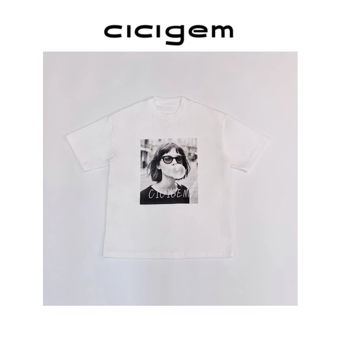 CC~【大女主】美式韩版宽松潮流百搭休闲宽松T恤短袖