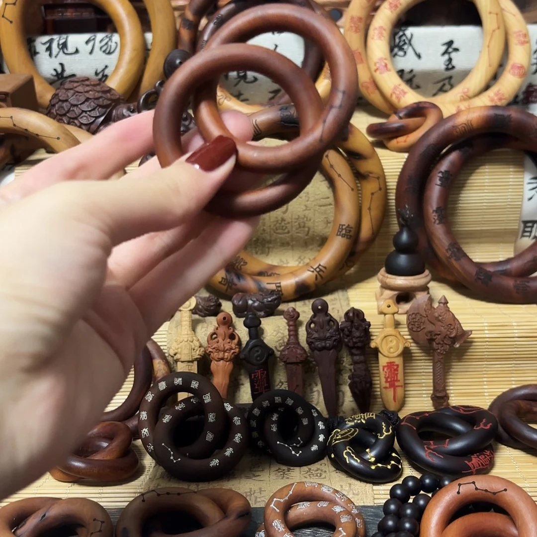 桃木常*宝雷桃乾坤圈内径4