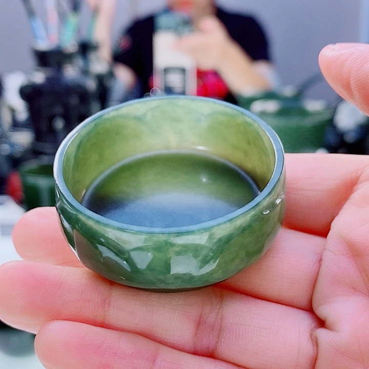 未镶嵌和田玉（青玉）把件微瑕