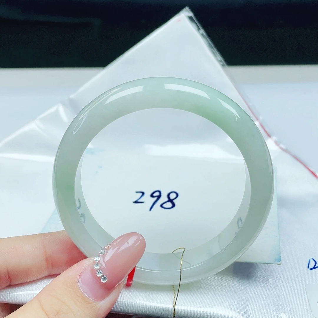 翡翠未镶嵌手镯 正圈54+