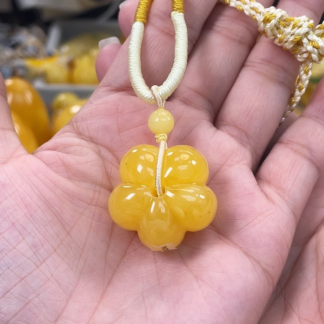 琥珀未镶嵌裸石微瑕h9