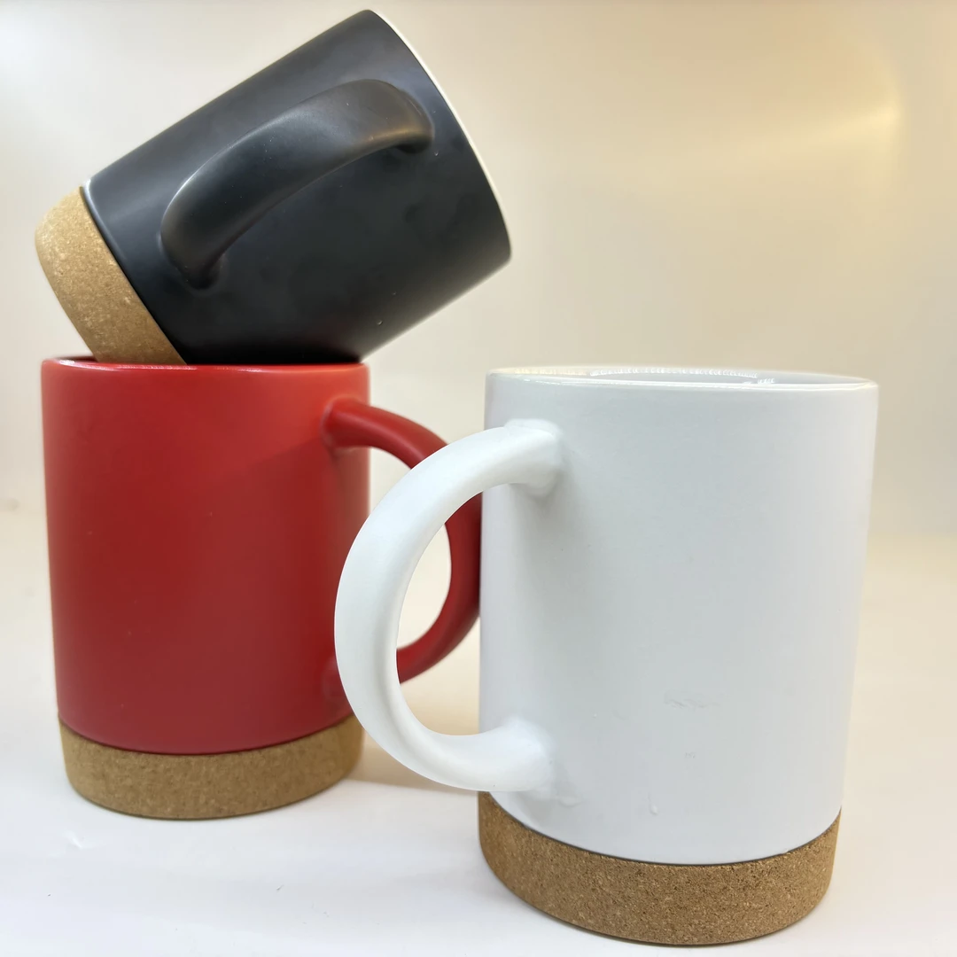 【木制静音】260ml/380ml简约马克杯圣诞防滑隔热环保老人孩子家用