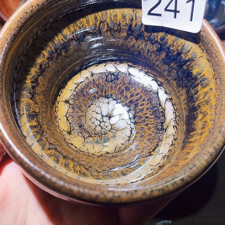金***庄茶盏连志华孤品蛟龙1只