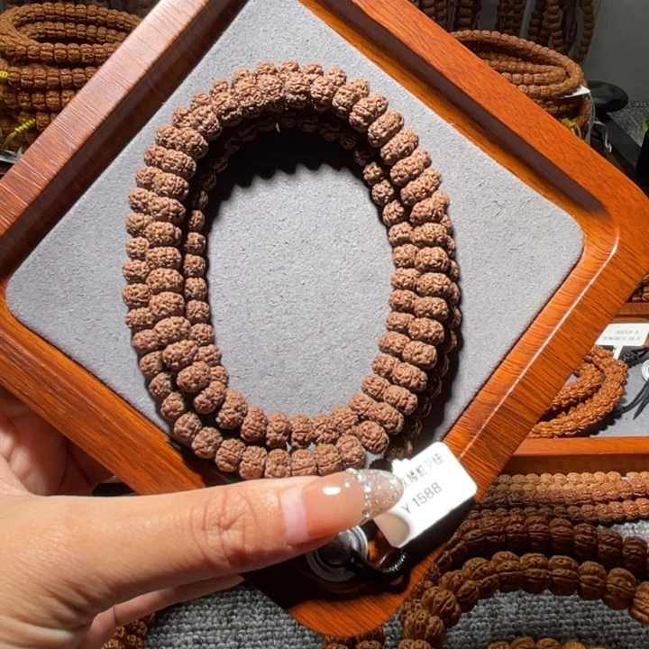 手串金刚菩提精品老树平细长串