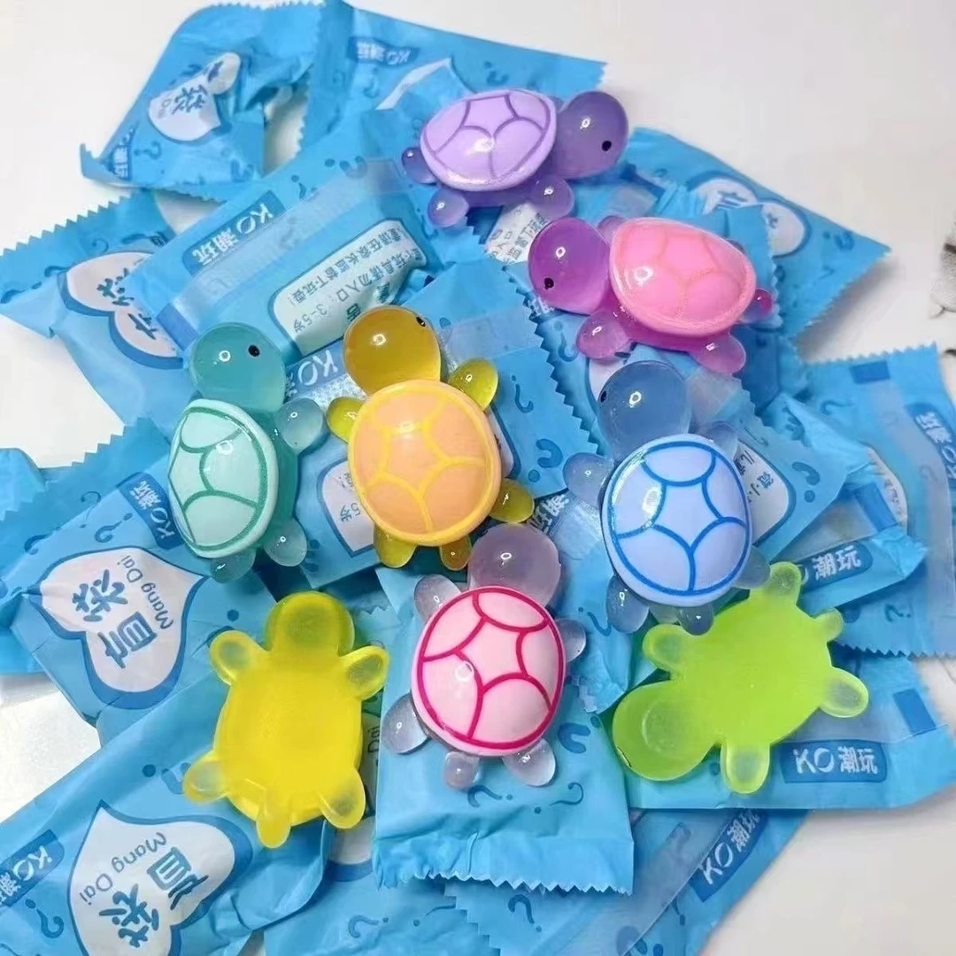 【直播拆】夜光乌龟diy手工摆件小玩具可爱海龟对对碰