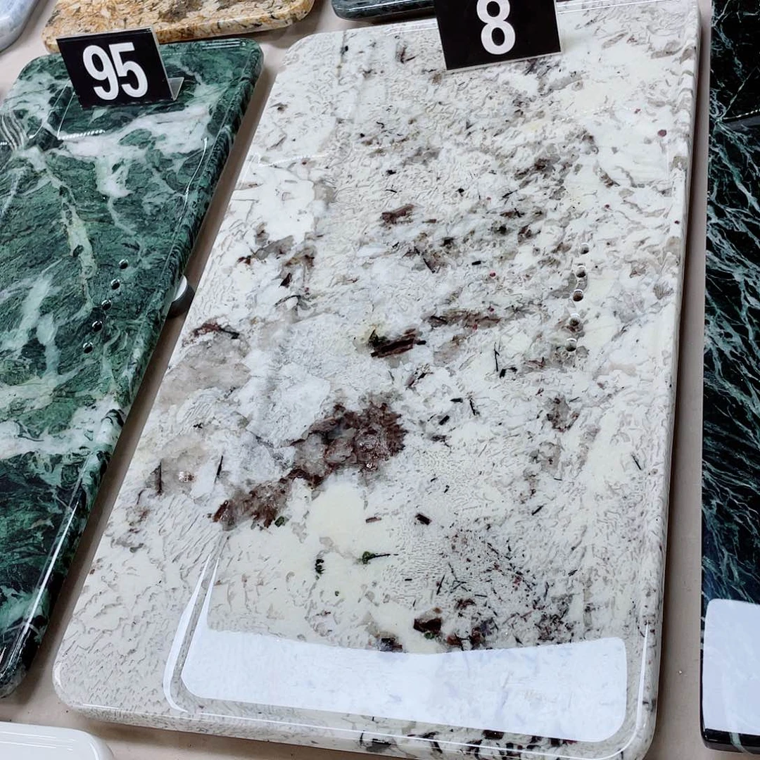 天然奢石雪山蓝茶盘60*35