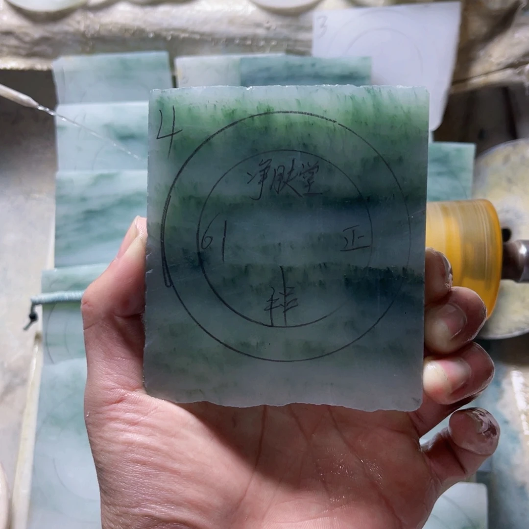 净***堂定制石英质玉（天山翠）定制款61