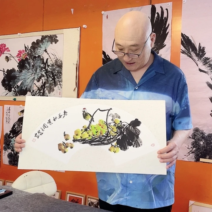 国画张圣敏先生纯手绘作品