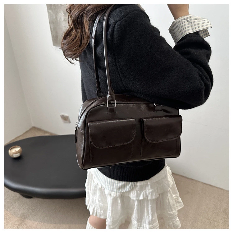 小羊家新款小众设计时尚手提包高级感百搭单肩包