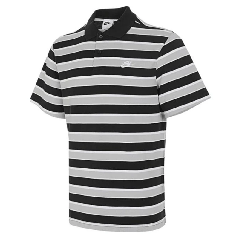 NIKE/耐克【官方正品】男子运动休闲条纹短袖T恤POLO衫FN3897-010