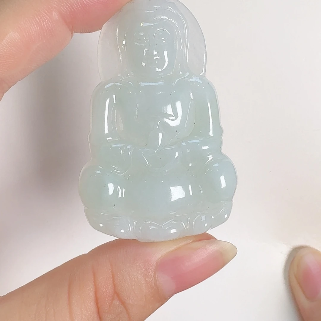 颈饰未镶嵌翡翠正装观音