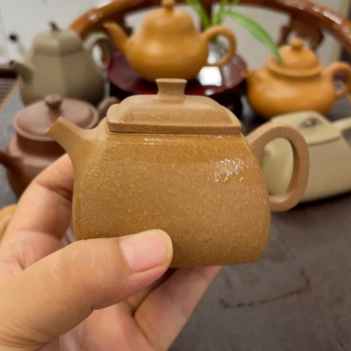 今***好茶壶紫砂小坦然黄降坡130c