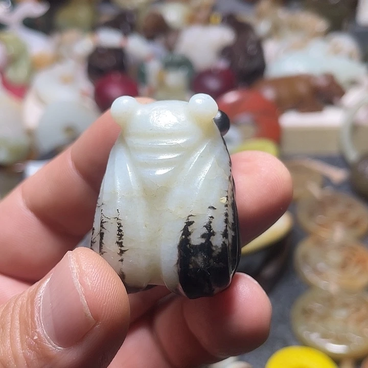 龍***下吊坠(不含链)未镶嵌和田玉（糖玉）