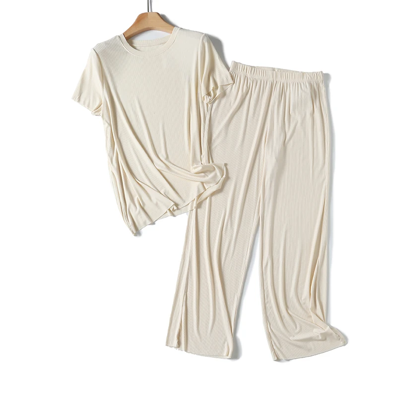 门店39&9！3A抗菌！天然植物纤维/高弹不沾肤可外穿家居服女C14282