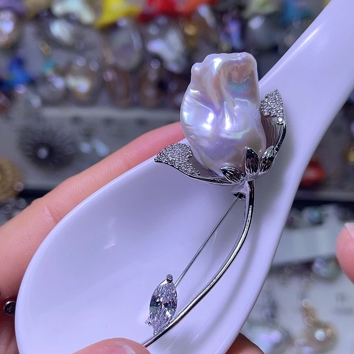 淡水珍珠合金颈饰74