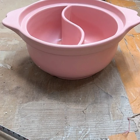 微瑕，明火，约20厘米，高度9，针孔拖釉中号