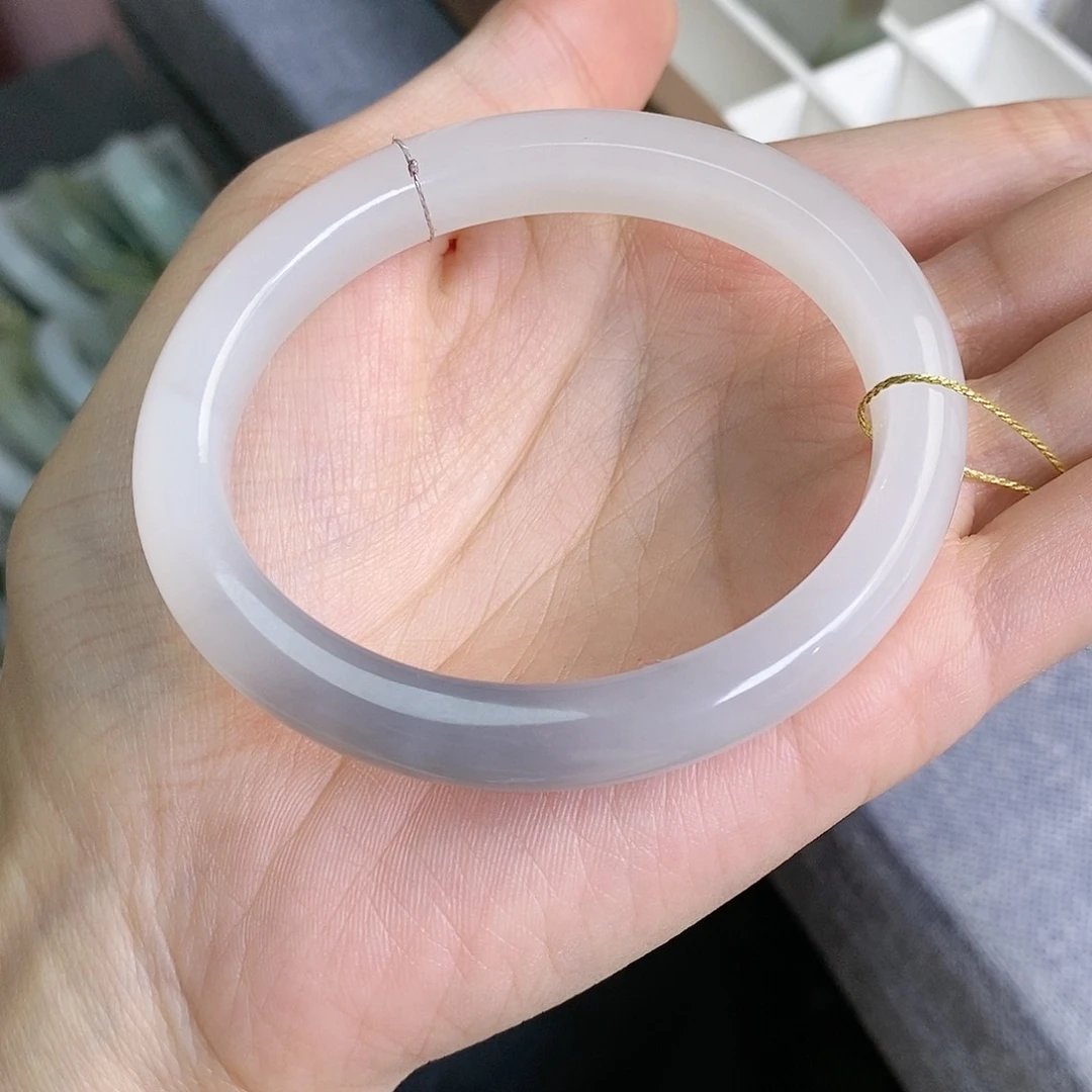 和田玉手镯未镶嵌51.9