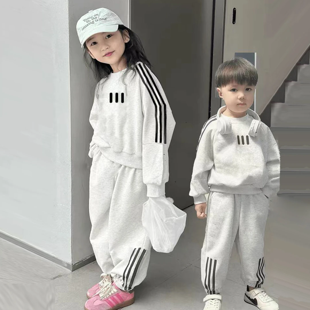 EH儿童卫衣套装2025新款中大童春秋款运动春秋季男孩洋炸街