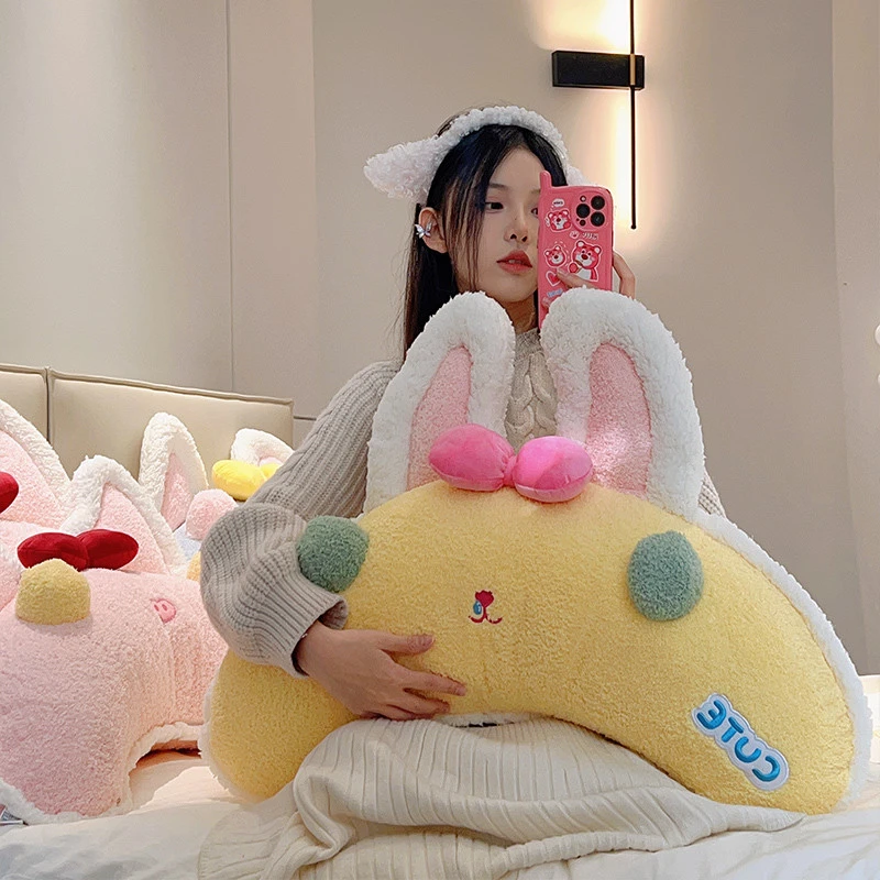 网红床头软包护腰靠垫卧室公主床上大靠背抱枕女生睡觉靠枕可拆洗
