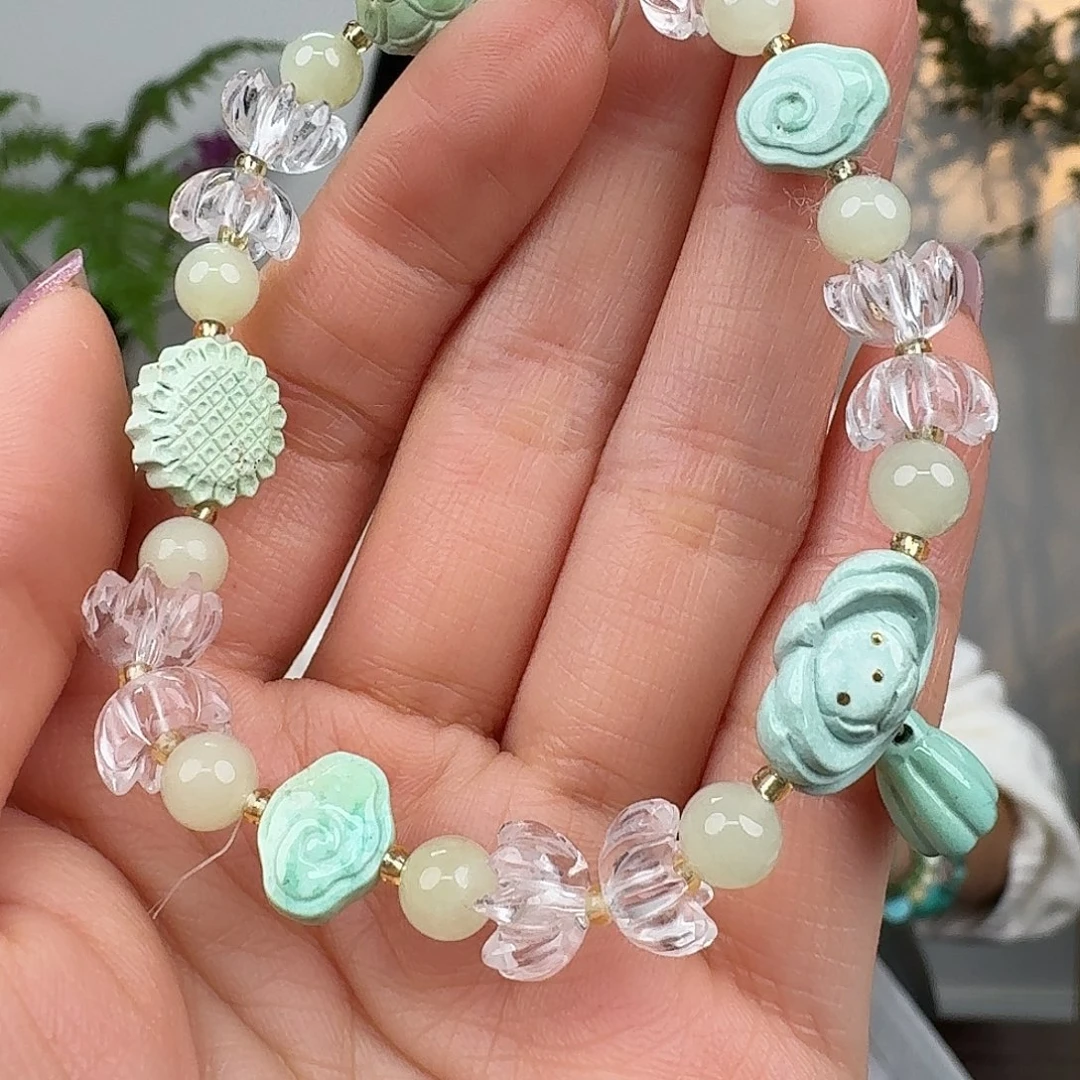 绿松石未镶嵌挂件