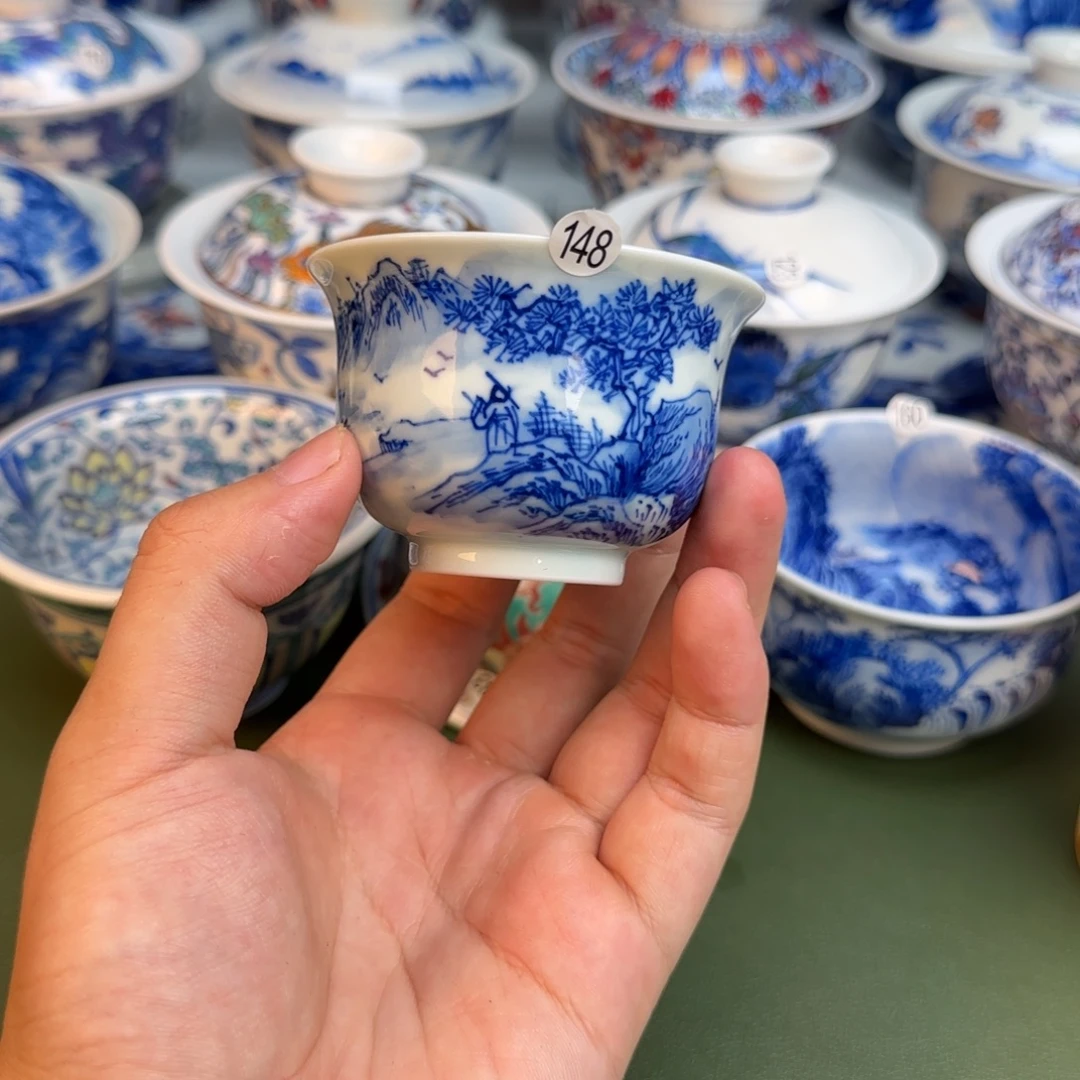 彦祖纯手工手绘茶具148