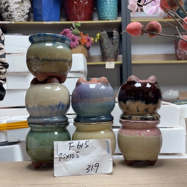 粗陶多肉花盆微瑕615