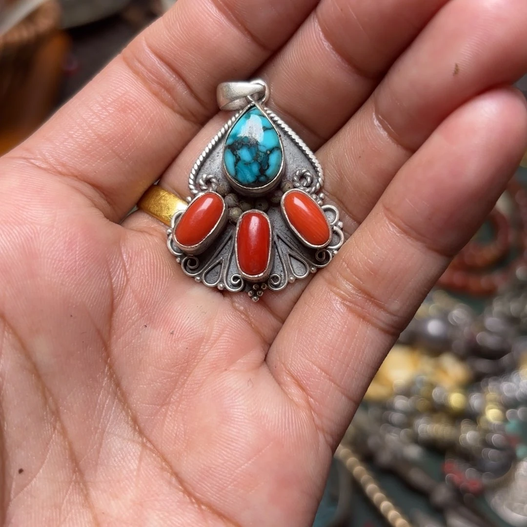 逍*客铜星月菩提吊坠项链