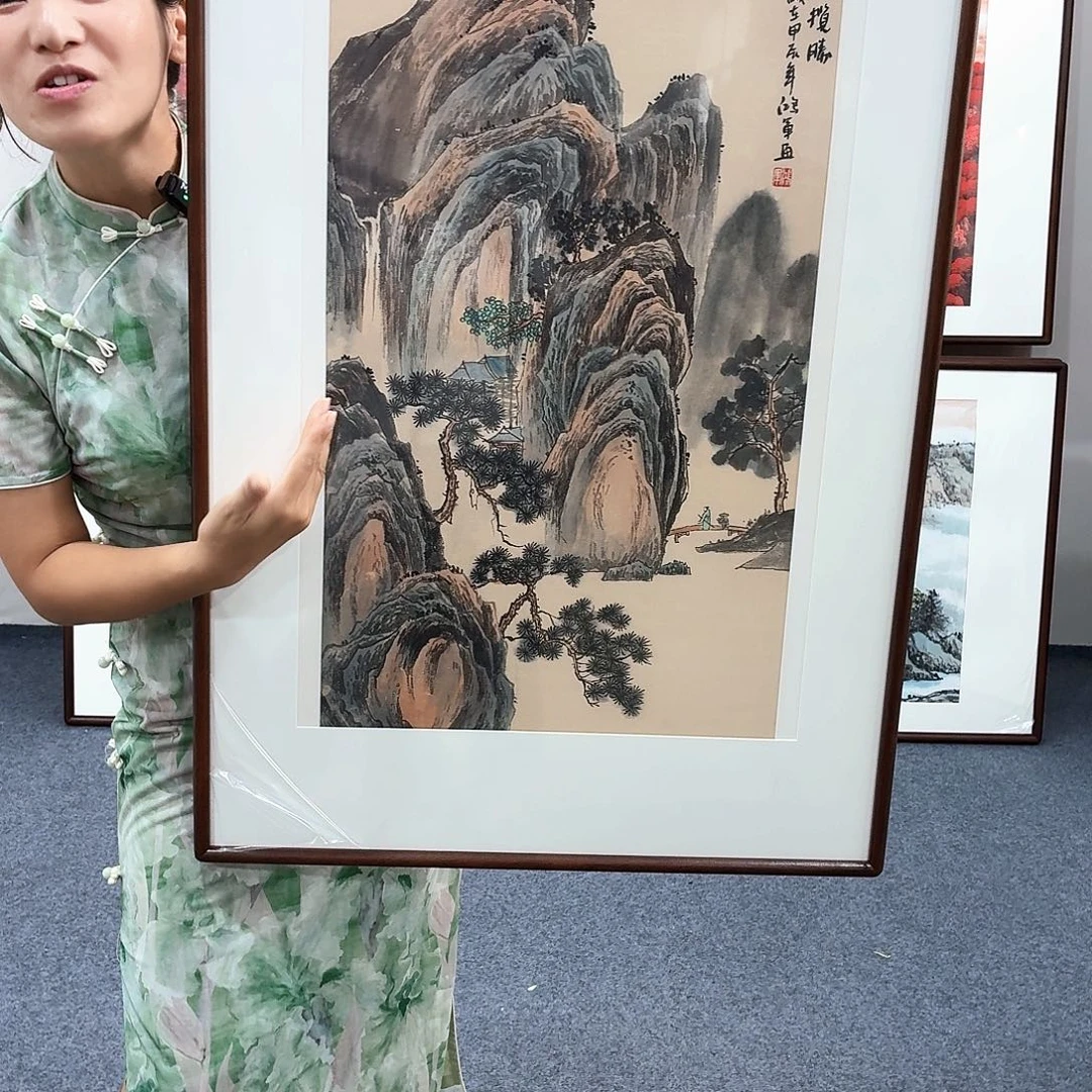 国画手绘作品90×60尺寸