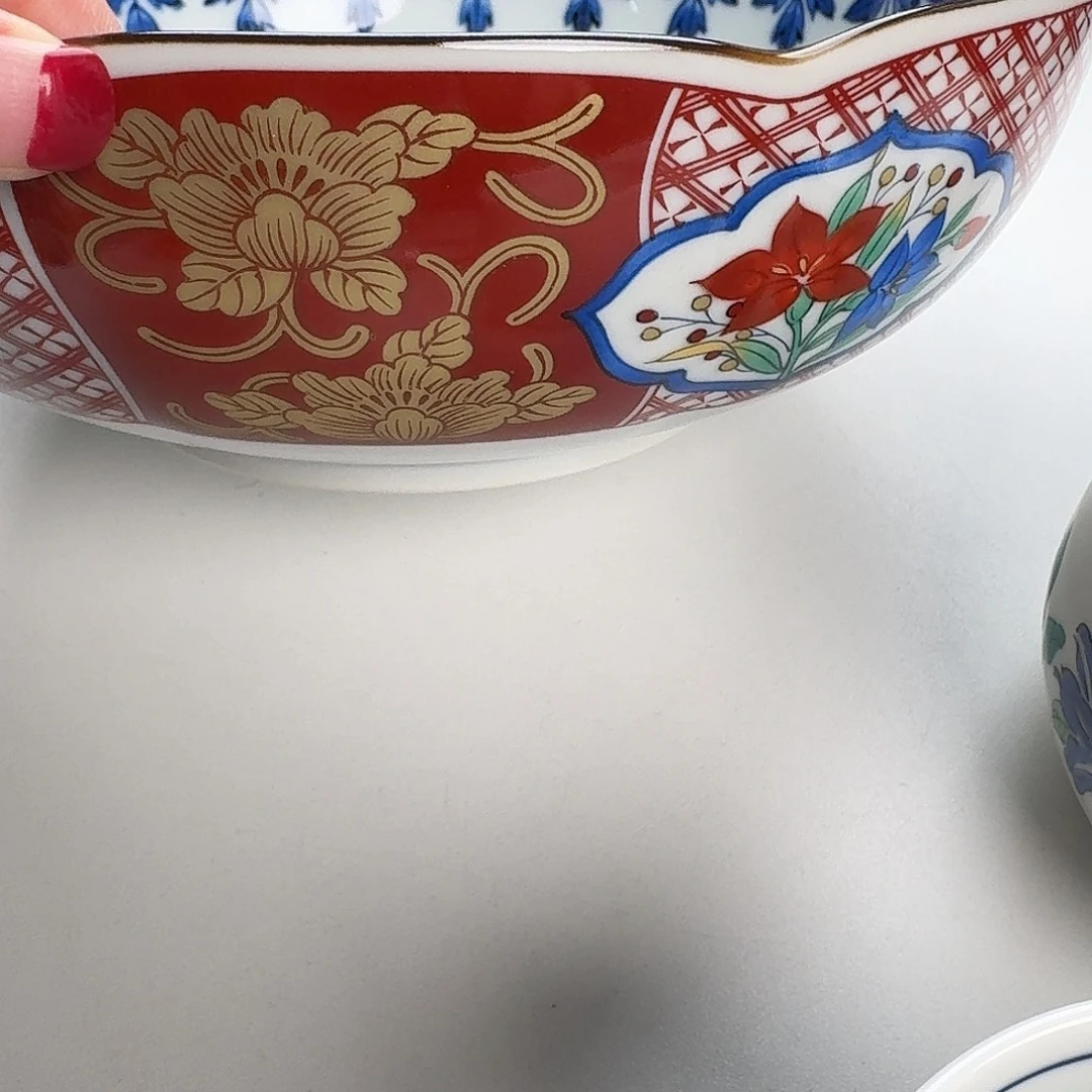 瓷片吾山窑20.5厘米大汤钵