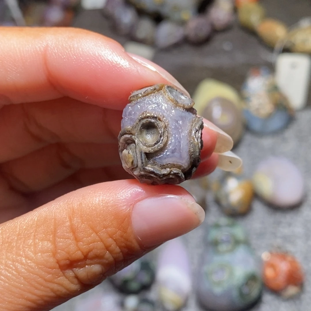 未镶嵌玛瑙/玉髓珠宝半成品