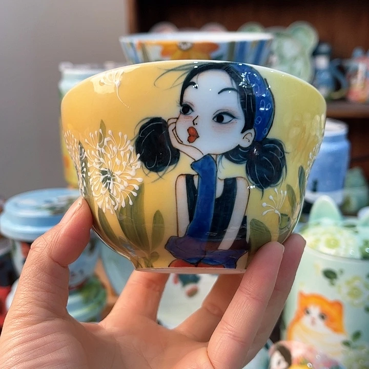 陶景德镇釉下手绘陶瓷