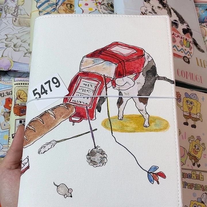 织绣A5活页不加纸5479