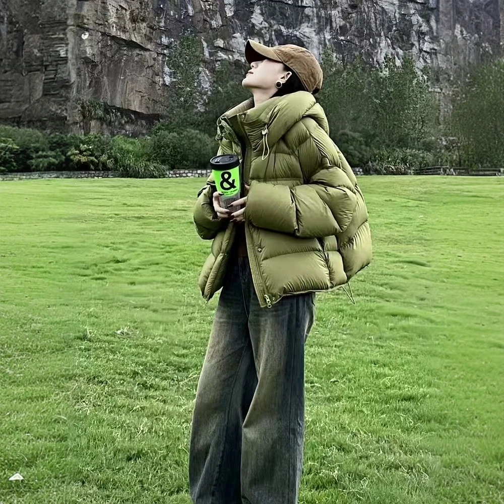 C5羽绒服中长款加厚冬季时尚百搭外穿保暖（非直播勿拍不发货）