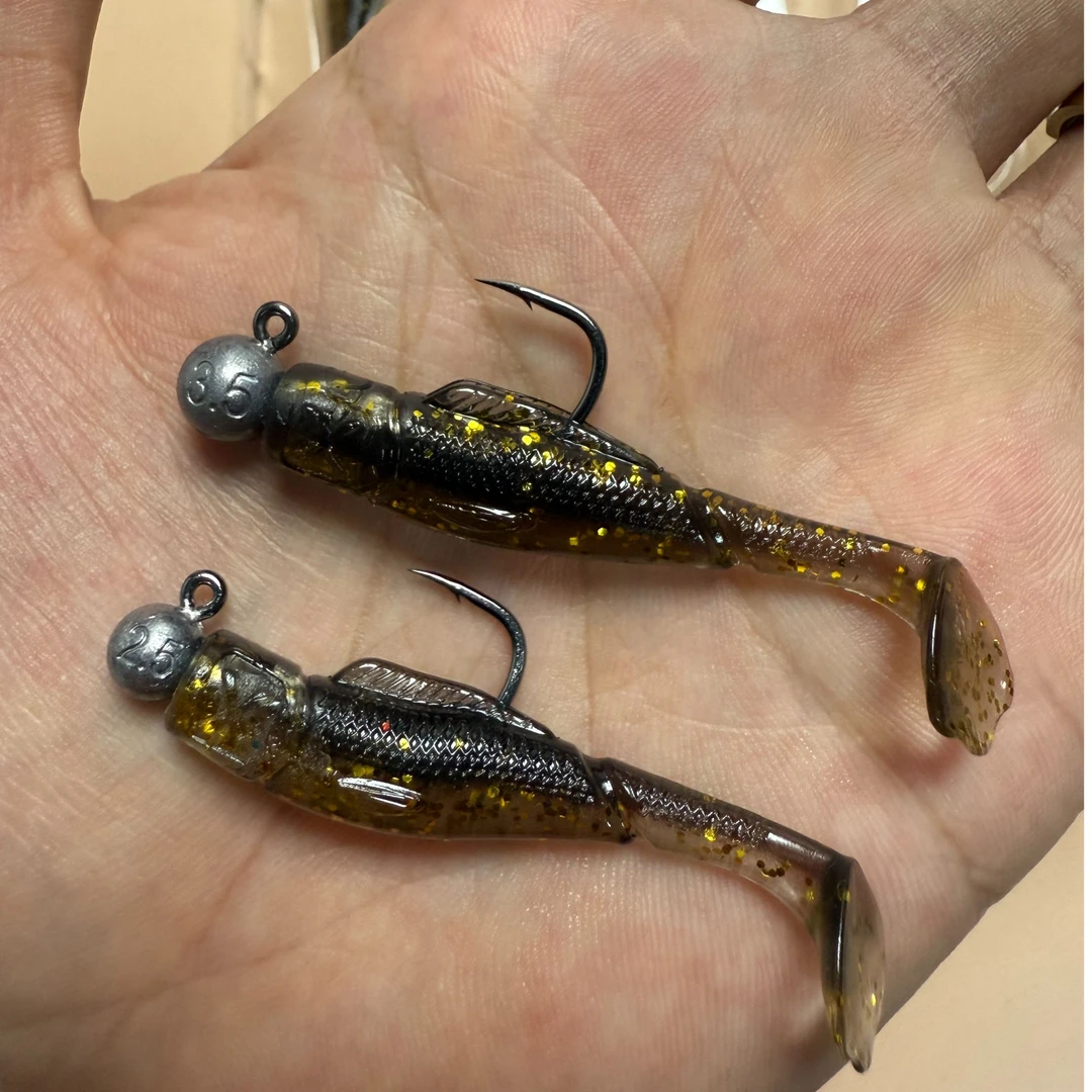 必获ZM浮水T尾5.5cm（金目鲈红油鳜鱼）