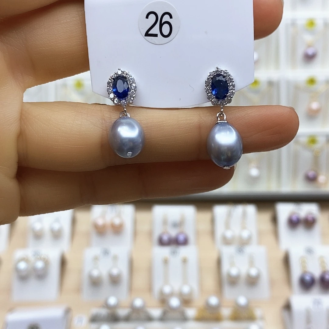 淡水珍珠颈饰银S925镶嵌