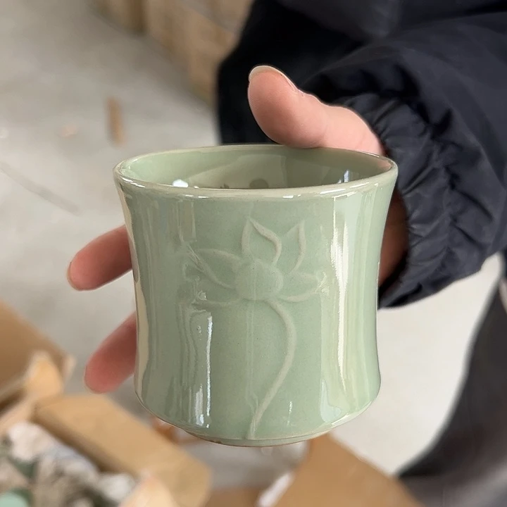 青瓷小米茶器龙泉青瓷