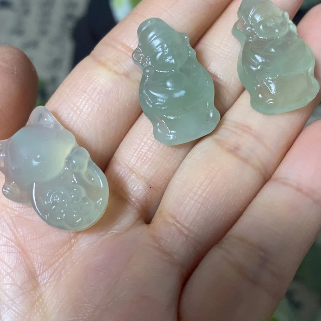 蛇纹石玉未镶嵌天然岫玉
