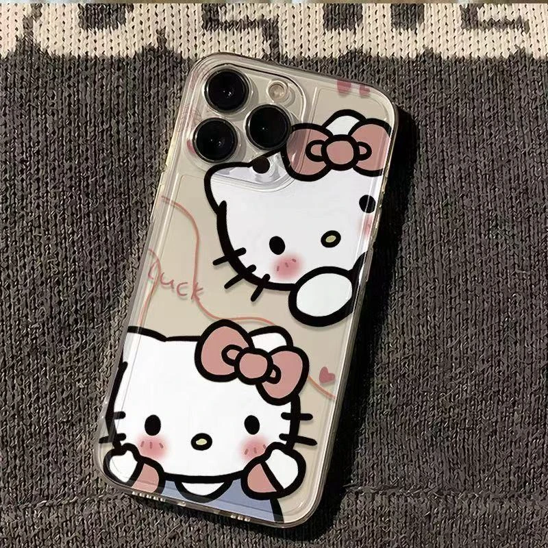 KT猫适用于苹果16ProMaxiphone手机壳太空壳情侣保护套可爱