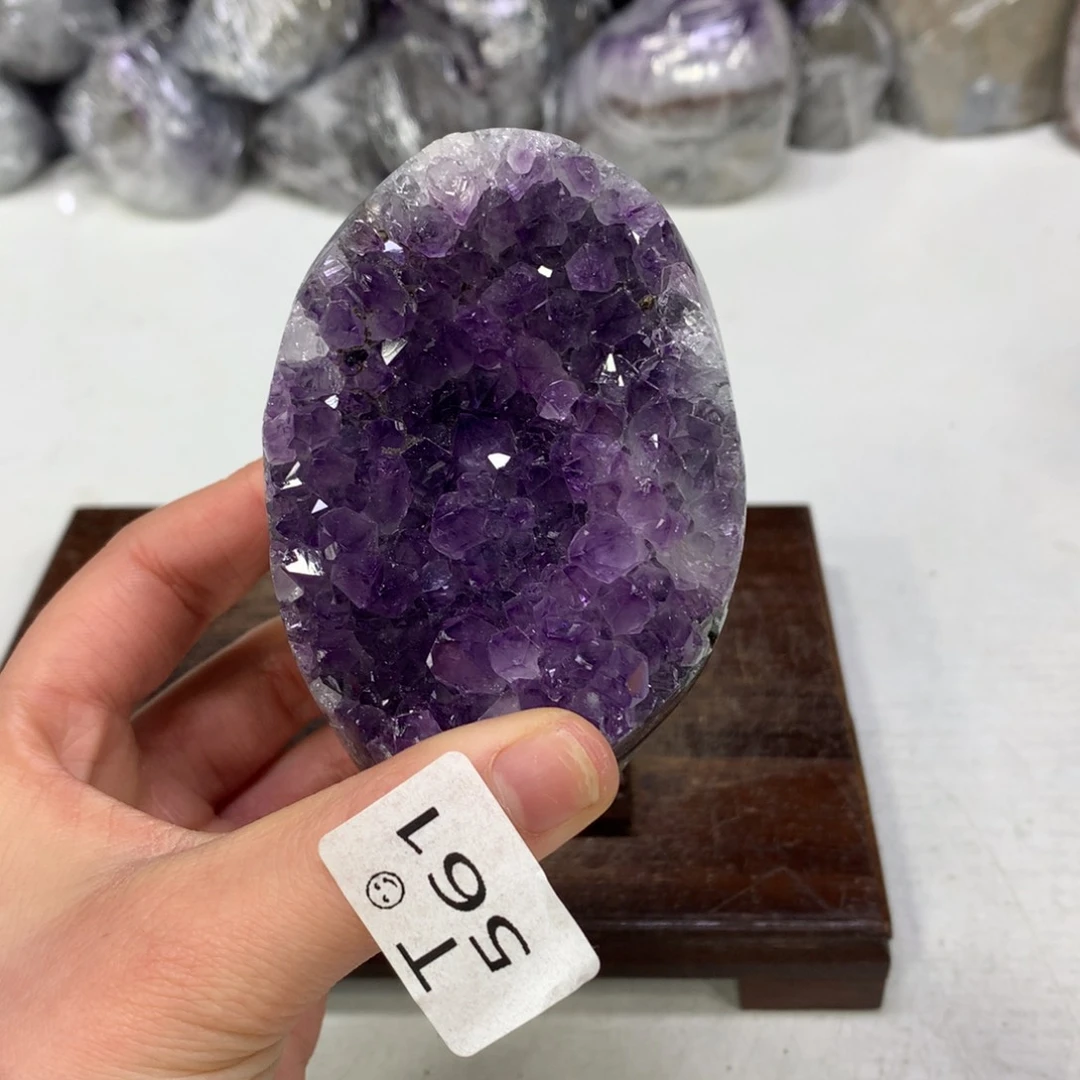 紫晶摆件未镶嵌水晶