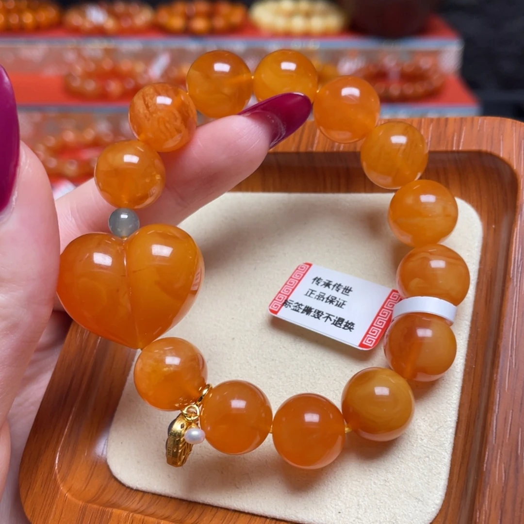 蜜蜡未镶嵌手链手串