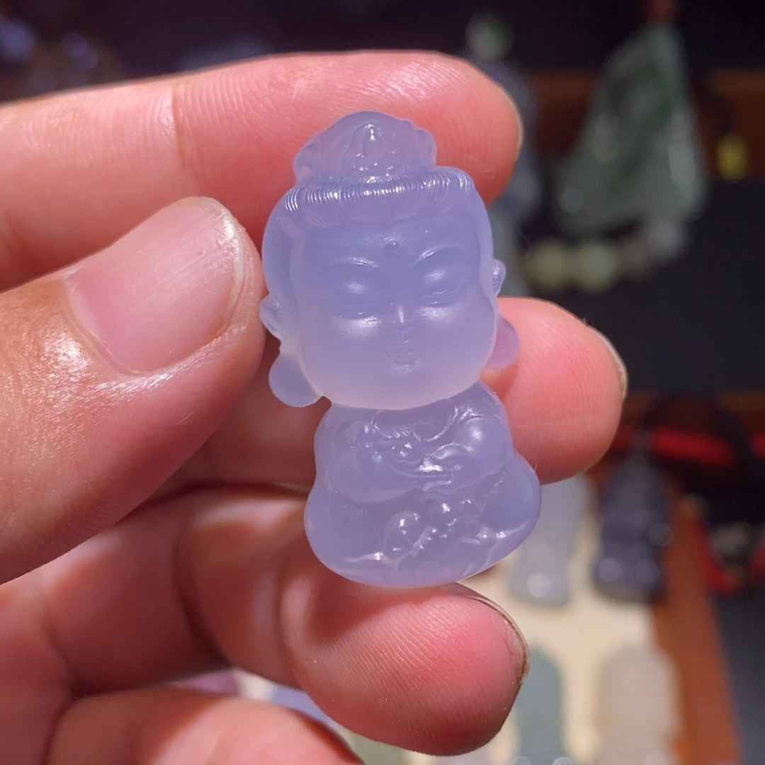 玛瑙/玉髓未镶嵌颈饰普贤宝宝佛