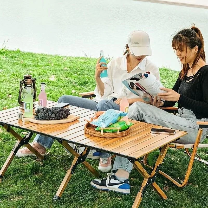户外折叠桌便携式折叠椅子超轻露营桌子野营桌野炊蛋卷桌旅游餐桌
