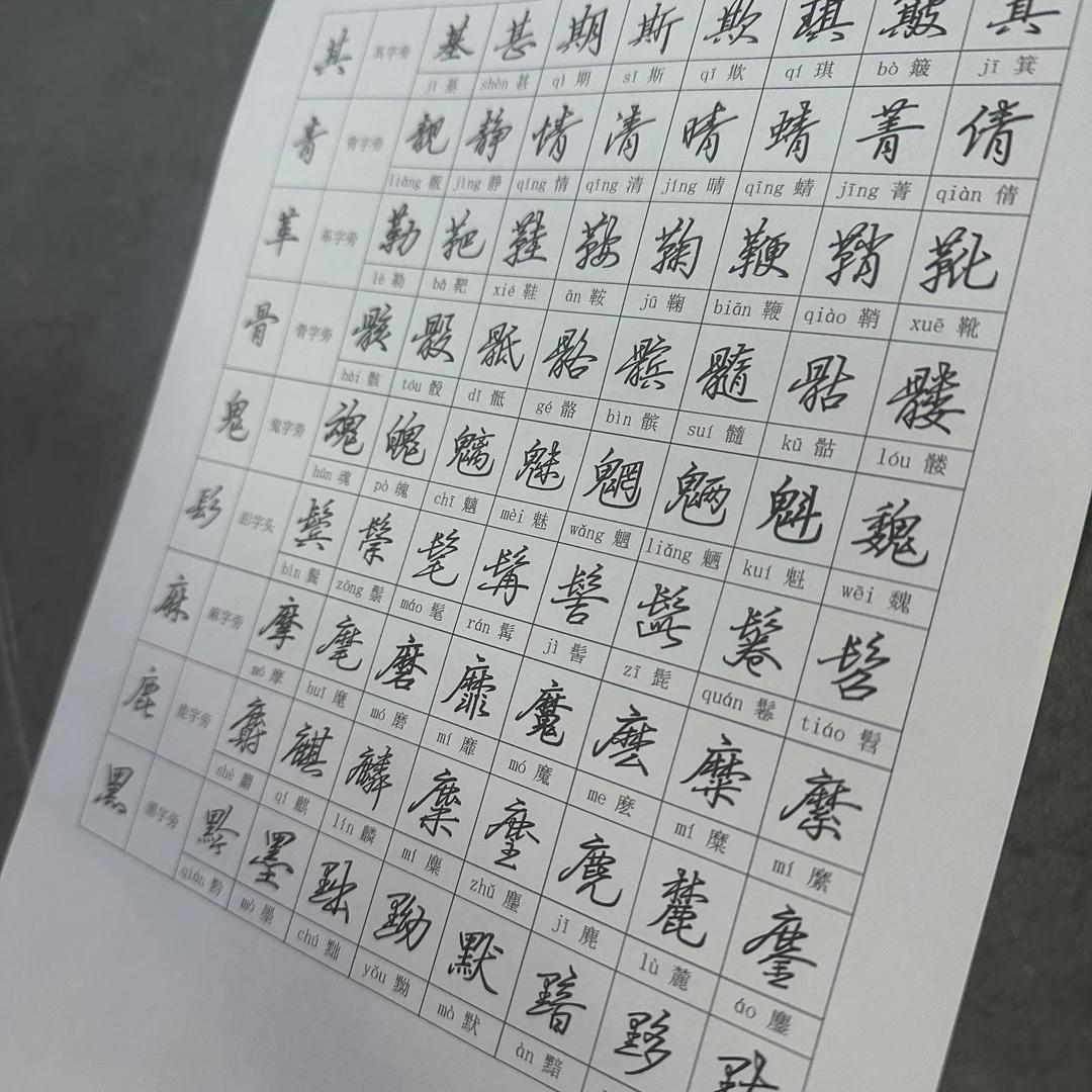 【字帖】40g 蝉翼纸 字帖 练习练字书法硬笔书法 宠