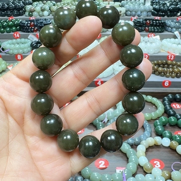 未镶嵌手链和田玉新疆且末糖卡14