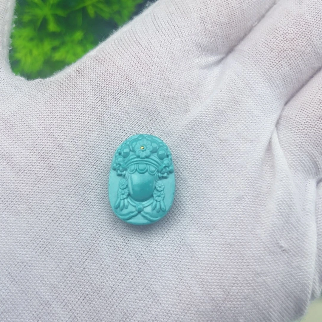 绿松石未镶嵌吊坠