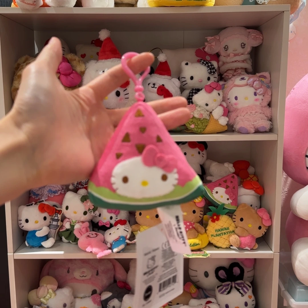 毛绒美版西瓜kt挂件iiii