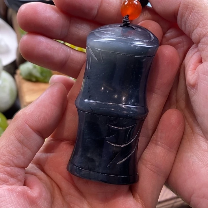 蛇纹石玉未镶嵌手把