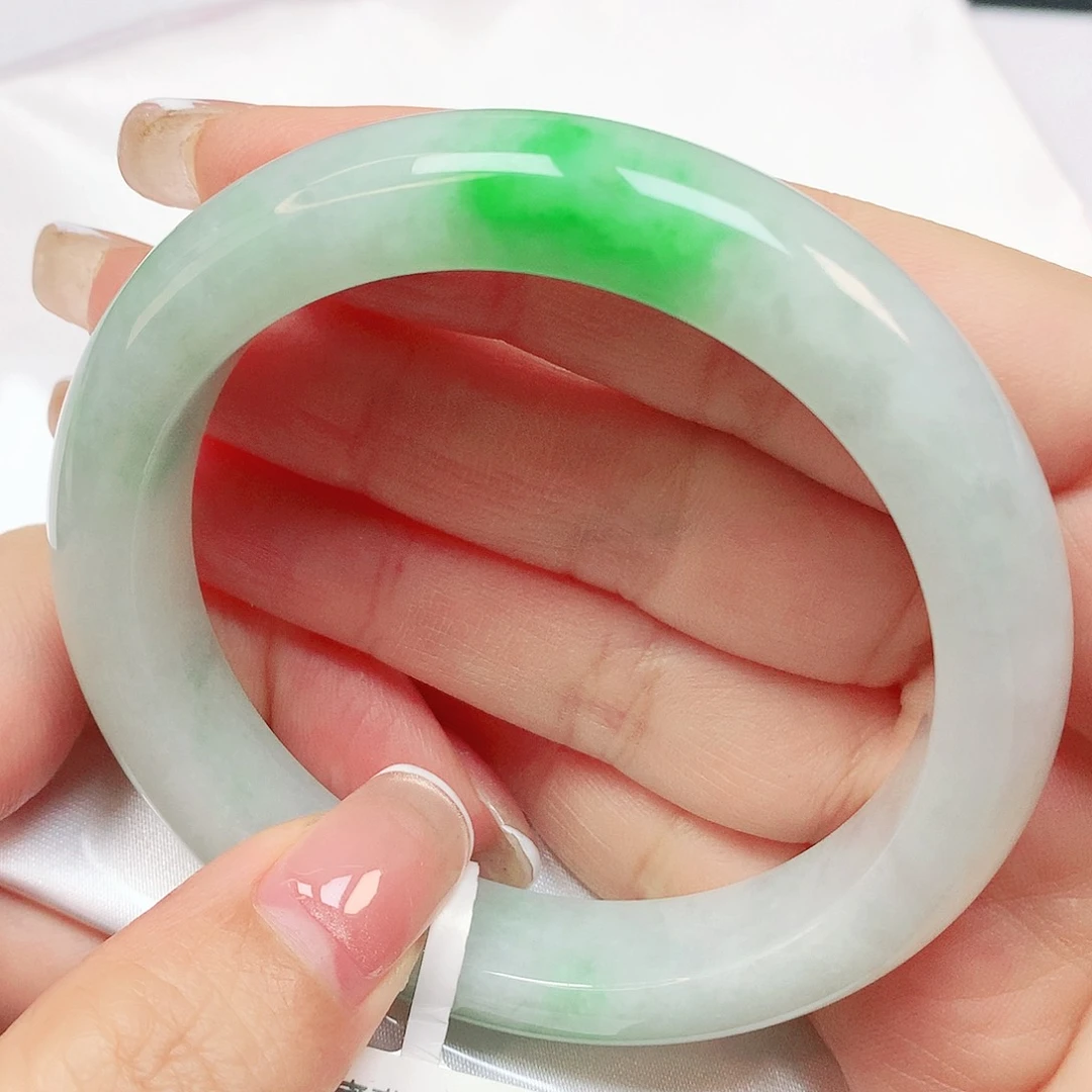 未镶嵌手镯翡翠抖音096