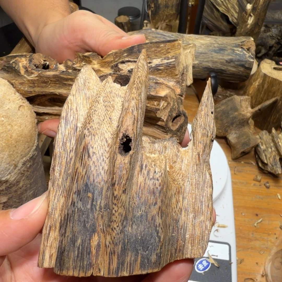 棋楠沉香白奇块料34k